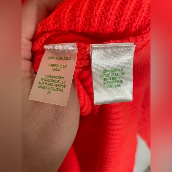 Lilly Pulitzer Sweater Women’s XL XLarge Coral Luletta Preppy Spring Resortwear - Picture 7 of 9